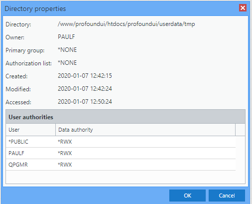 Directory Properties