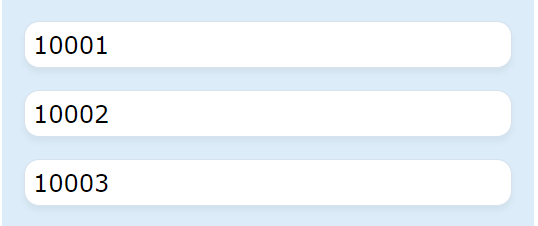 Grid with row spacing